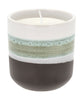 Villa Collection Iris Fragrance Candle ø 8 X 9.5 Cm, White/Green