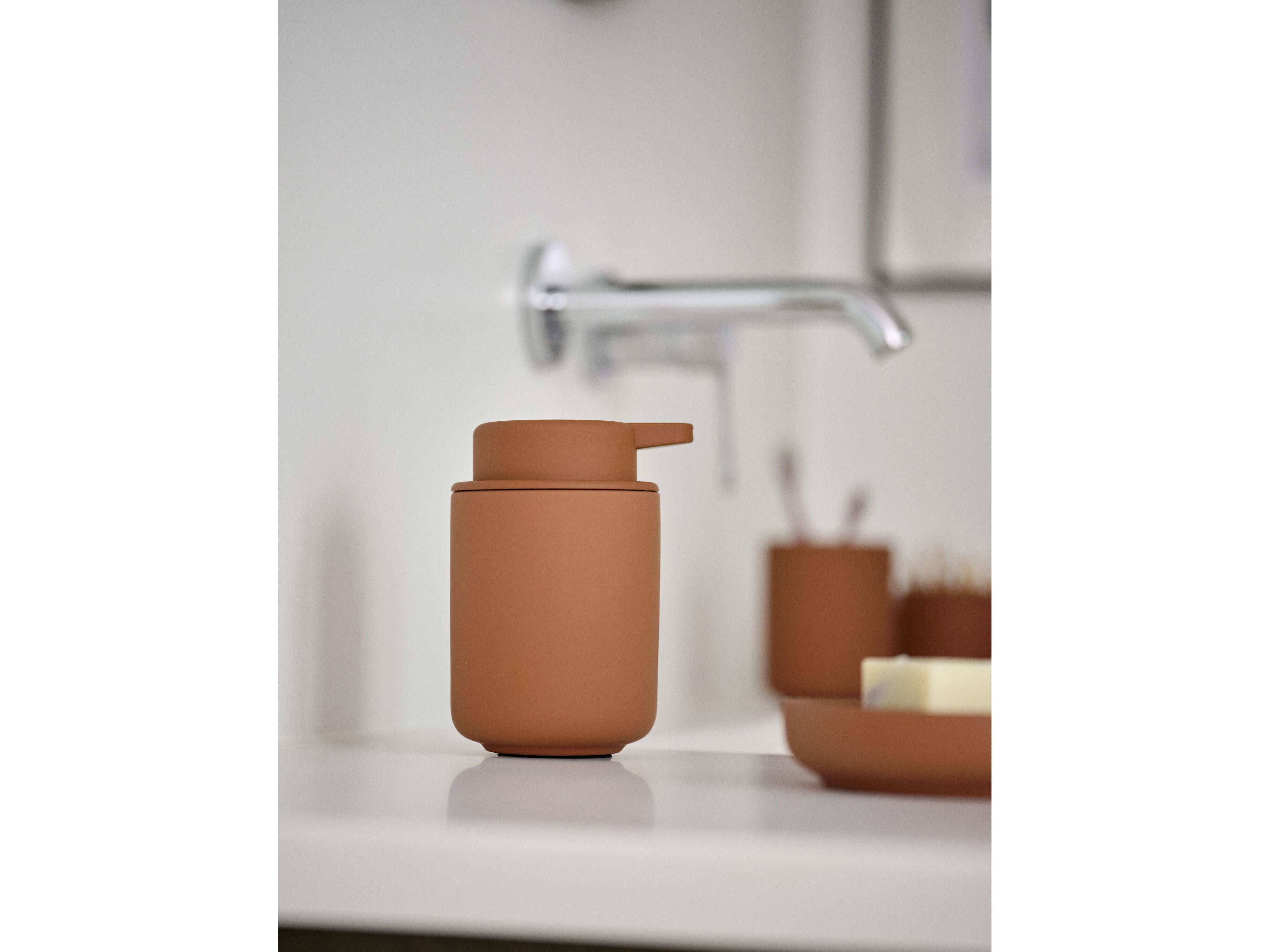 Zone Danimarca Dispenser di sapone Ume 0,25 litri, terracotta