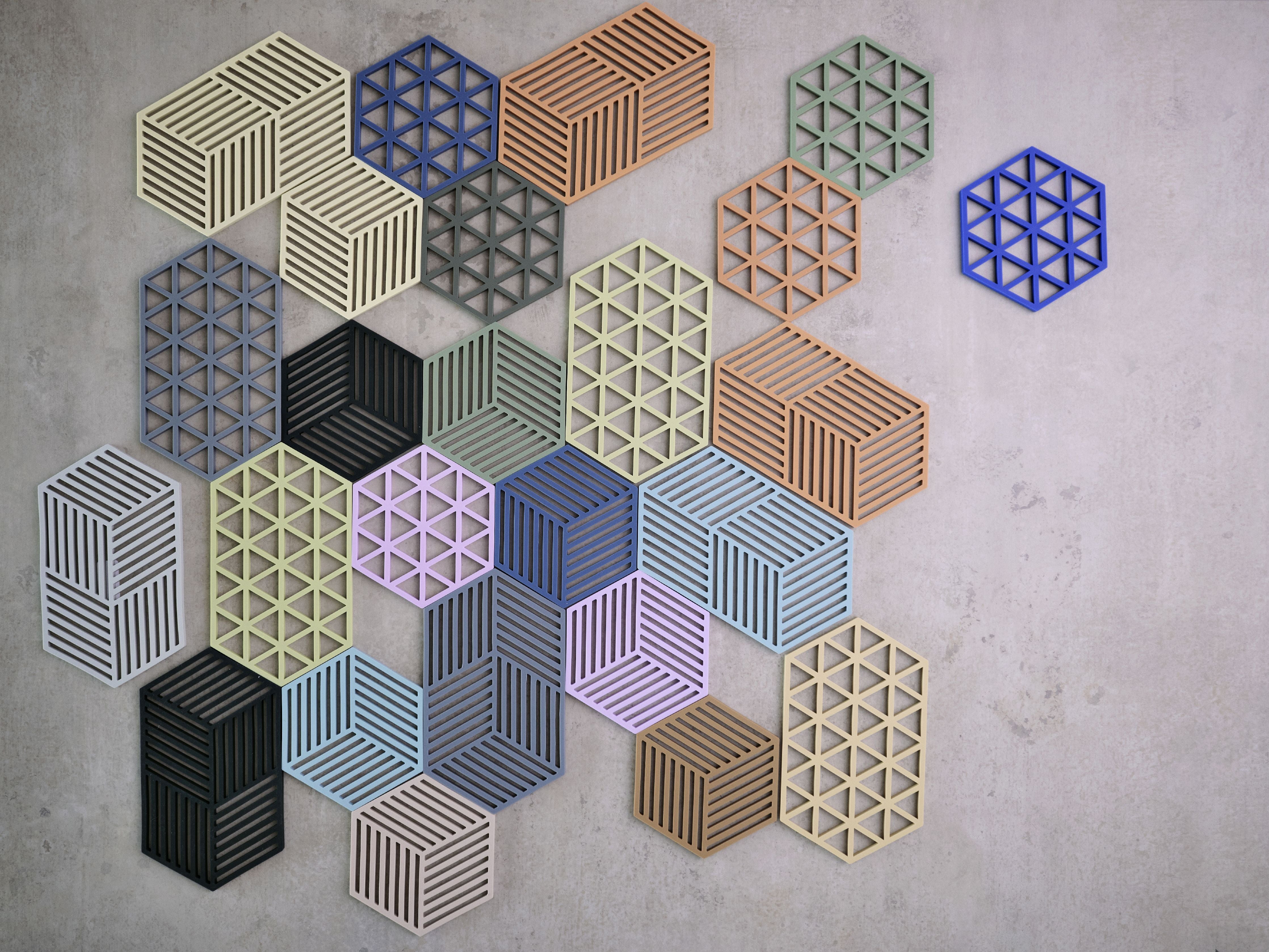 Zone Danmark Hexagon Trivet 16 x 14 x 0,9 cm, pære