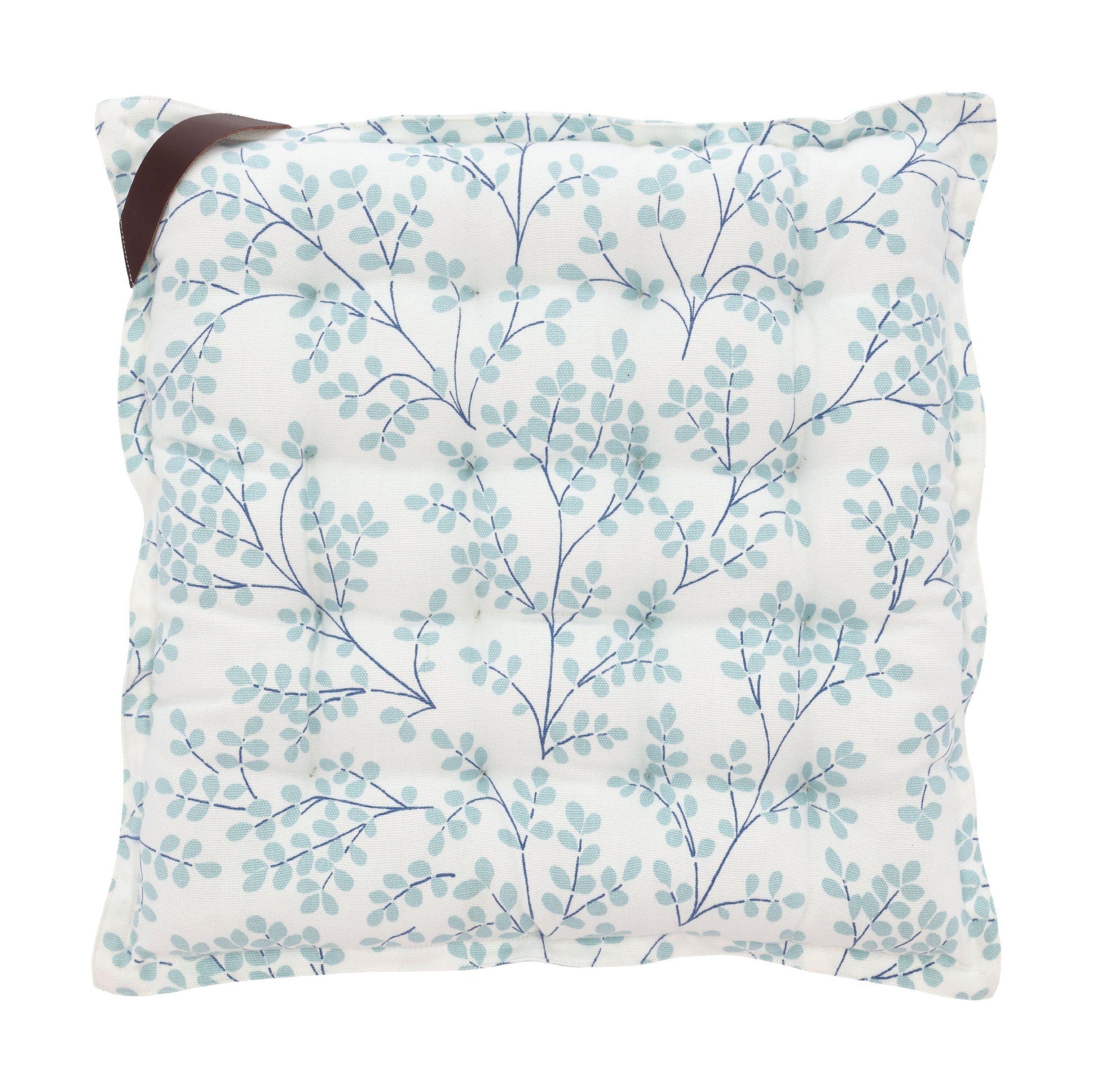 Södahl Mimosa Seat Cushion 40 x 40 cm, lin bleu