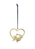 Rosendahl Double Heart H7 cm oro placcato