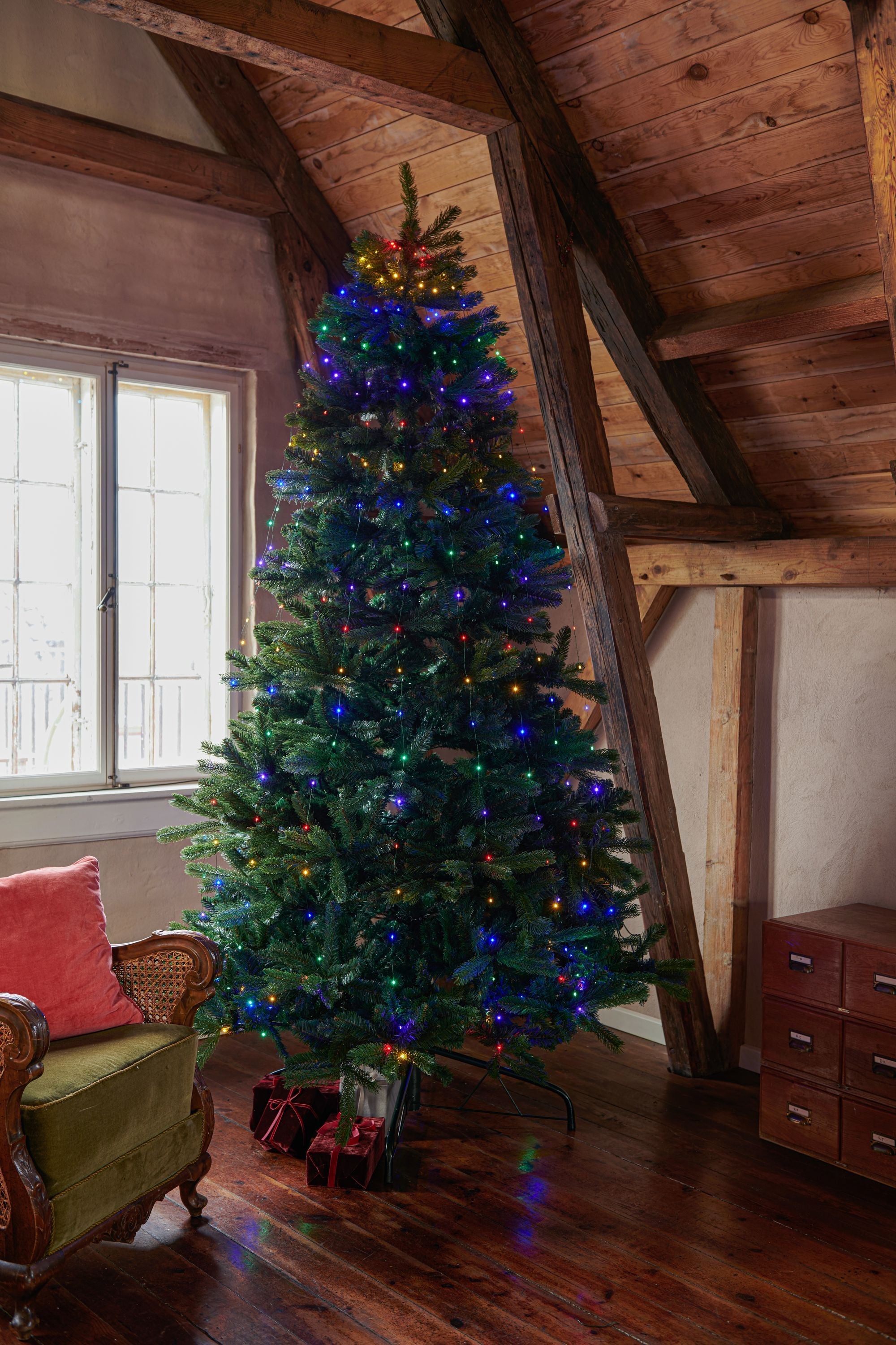 Sirius Knirke Christmas Tree Led Light Chain 195 Le DS, veelkleurig