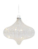 Sirius dina Christmas Glass Ornament 5 LED, chiaro/bianco