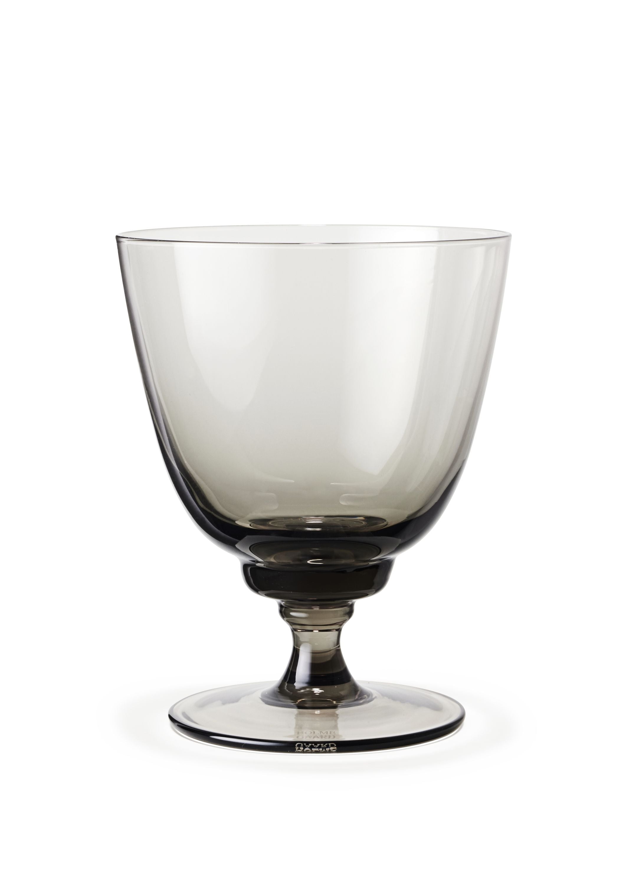 Holmegaard Verre d'écoulement à pied 35 CL, fumée