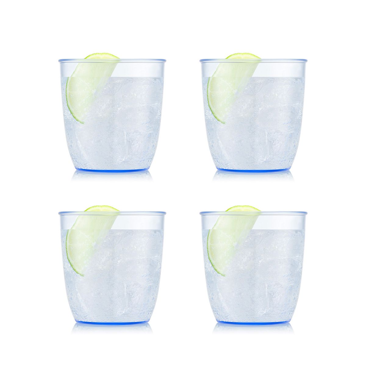 Bodum Kvadrant juo lasi 200 Ml 4 Pcs., Blue Moon