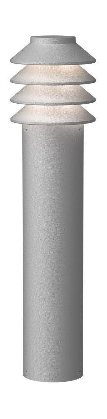 Louis Poulsen Bysted Garden Bollard Led 2700 K 14 W Anchor With Adaptor Long, Aluminium