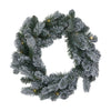 Sirius Anton Wreath Ø45 cm, vert / neige