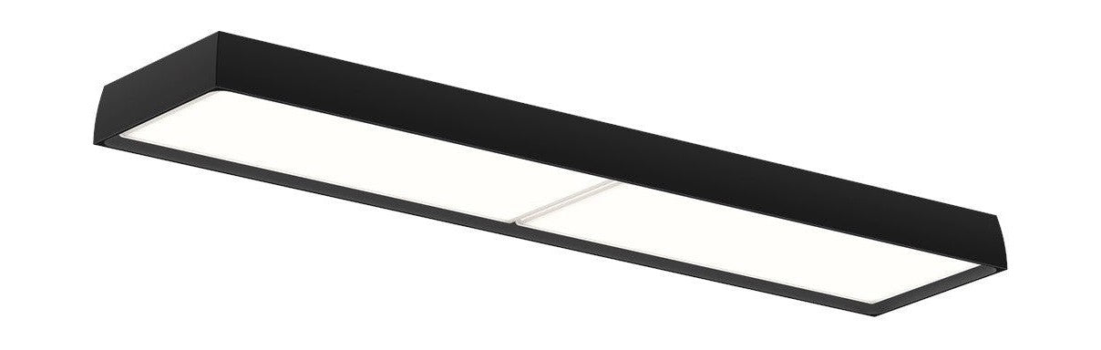 Louis Poulsen Lp Slim Box Semi Recessed Ceiling Lamp 3102 Lumens Wireless Bluetooth, Black