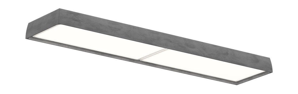 Louis Poulsen Lp Slim Box Semi Recessed Ceiling Lamp 2299 Lumens Wireless Bluetooth, Dark Aluminium