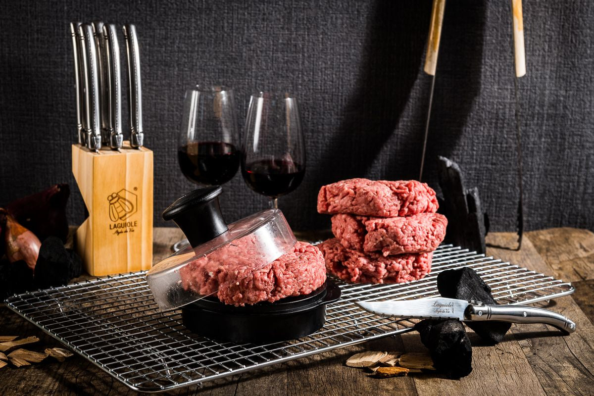 Style De Vie Authentique Laguiole Premium Line Steak Knives 6 Piece Set, Stainless Steel