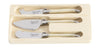 Style De Vie Authentique Laguiole Premium Line Cheese Knives 3 Piece Set, Pearl