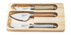 Style De Vie Authentique Laguiole Premium Line Cheese Knives 3 Ensemble de pièces, Trésor