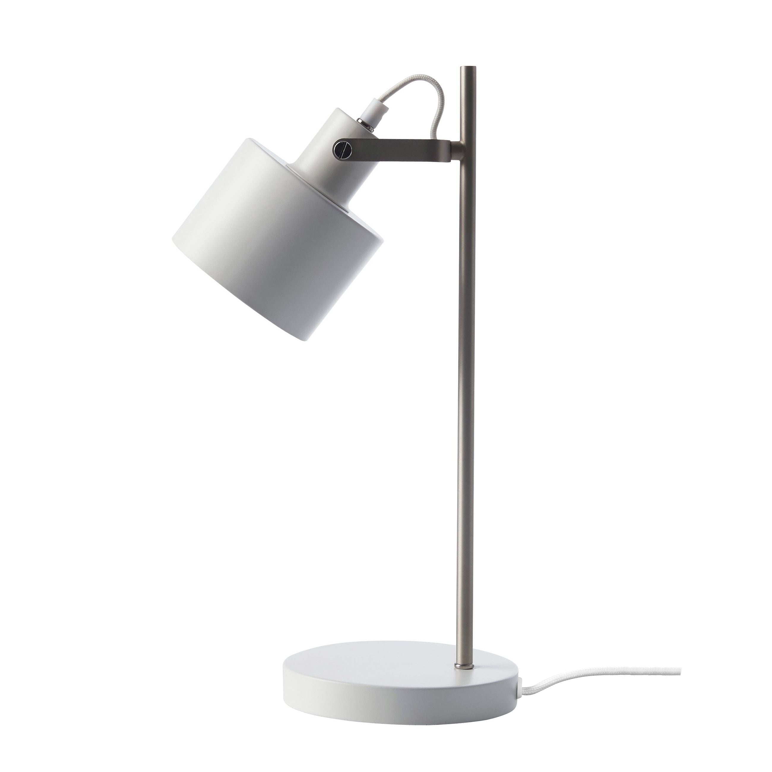 Dyberg Larsen Lampe de table de l'océan, blanc / chrome