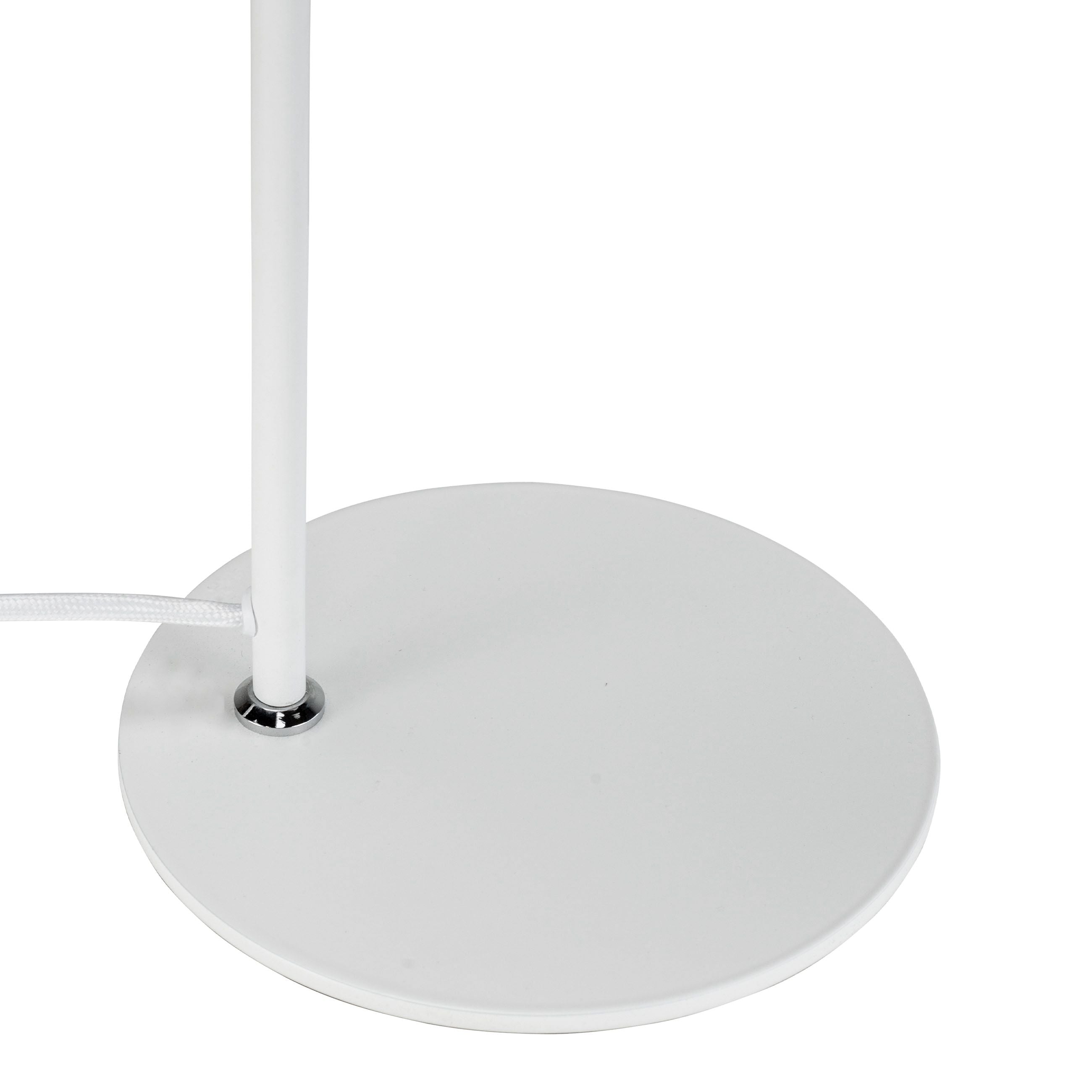 Dyberg Larsen Lampe de table en calotte, blanc