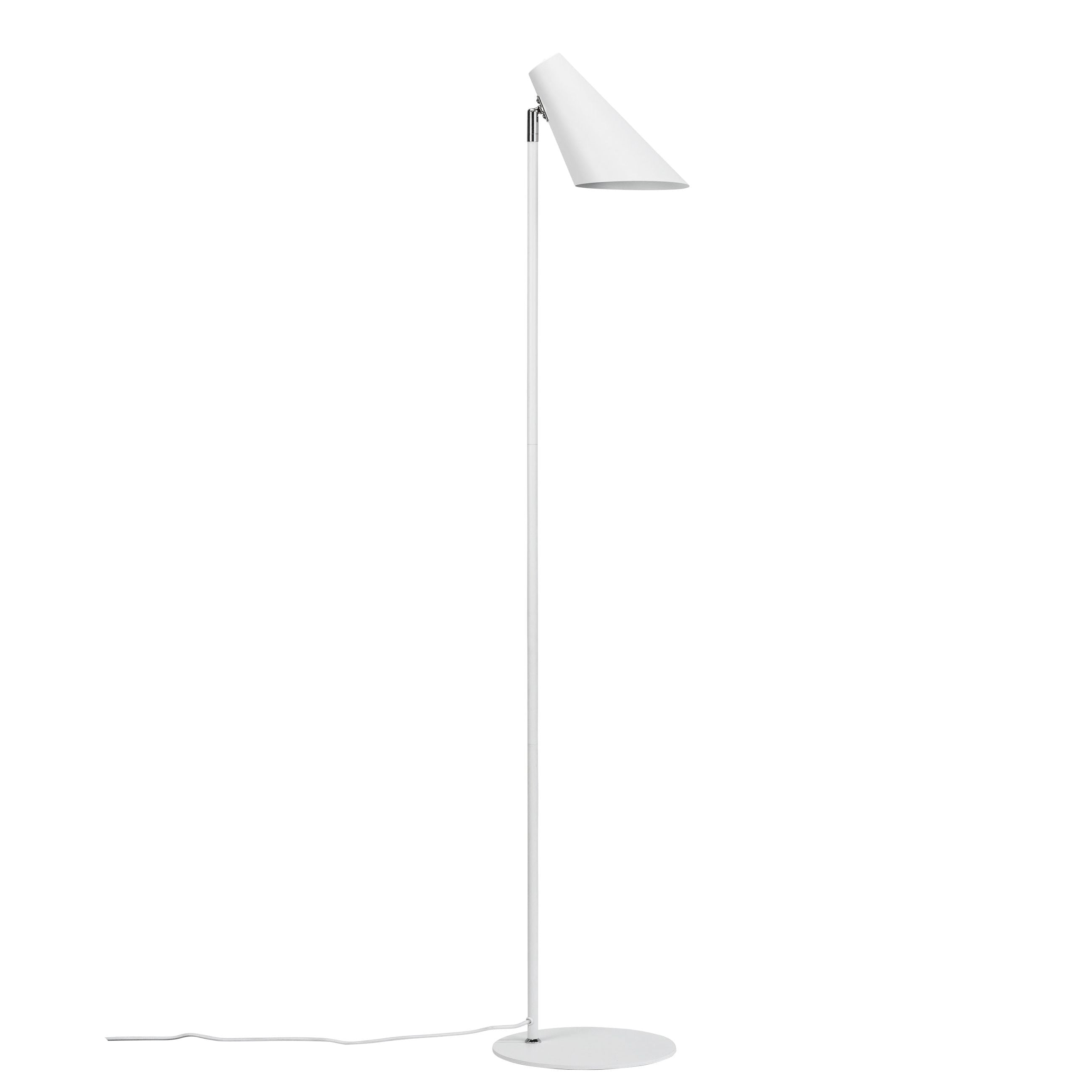 Lámpara de piso de calado de Dyberg Larsen, blanco