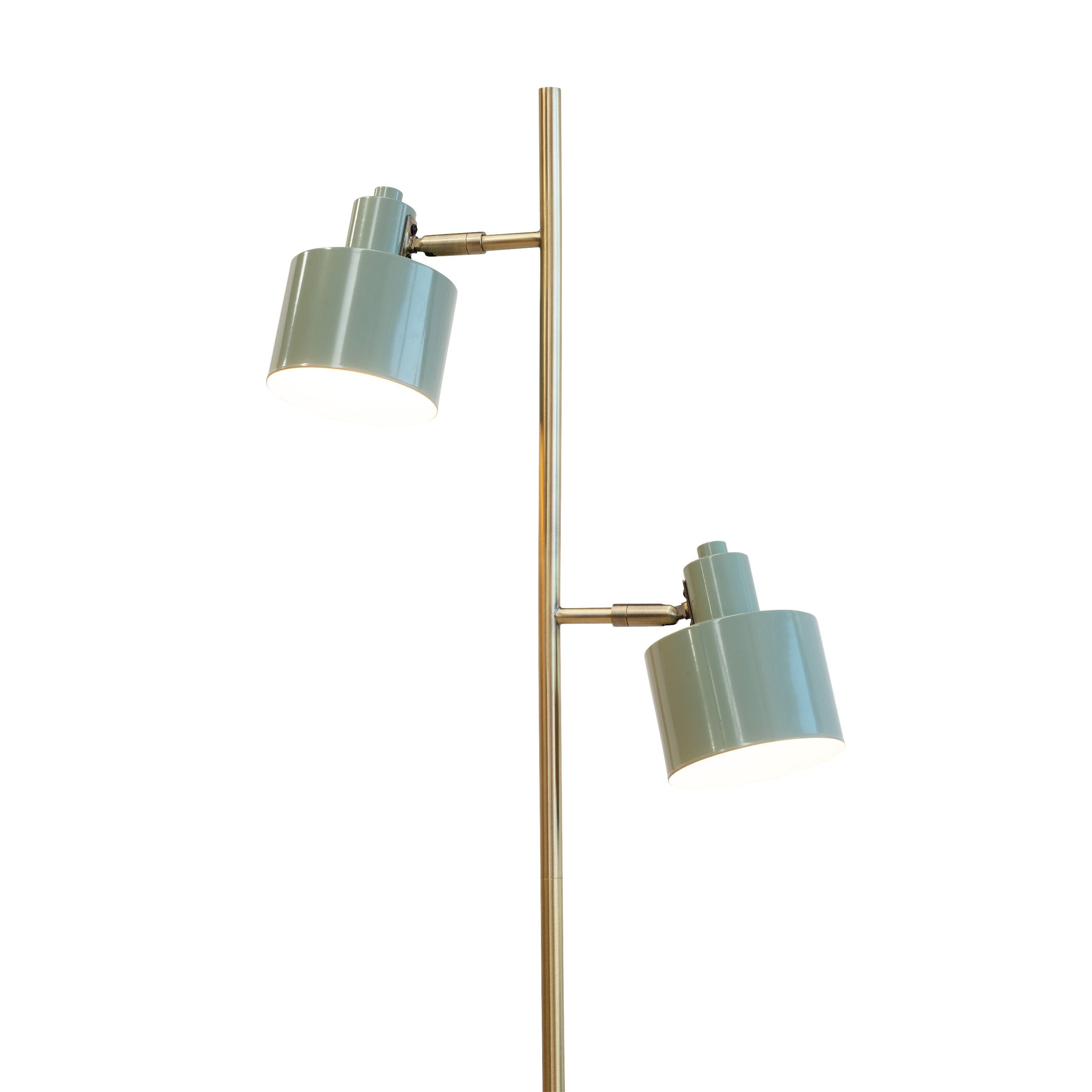 Dyberg Larsen Lampadaire océan, olive / laiton