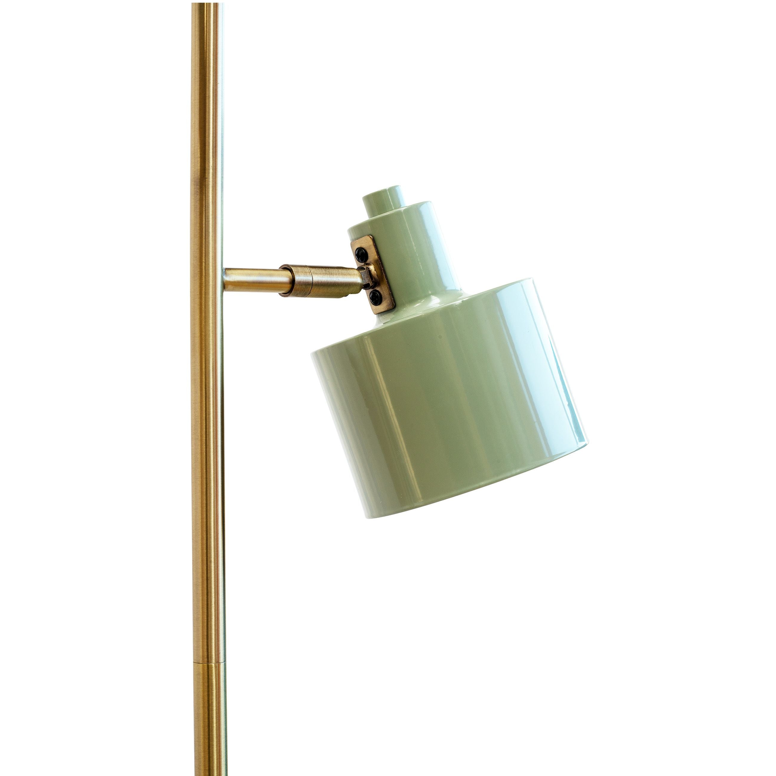 Dyberg Larsen Lampadaire océan, olive / laiton