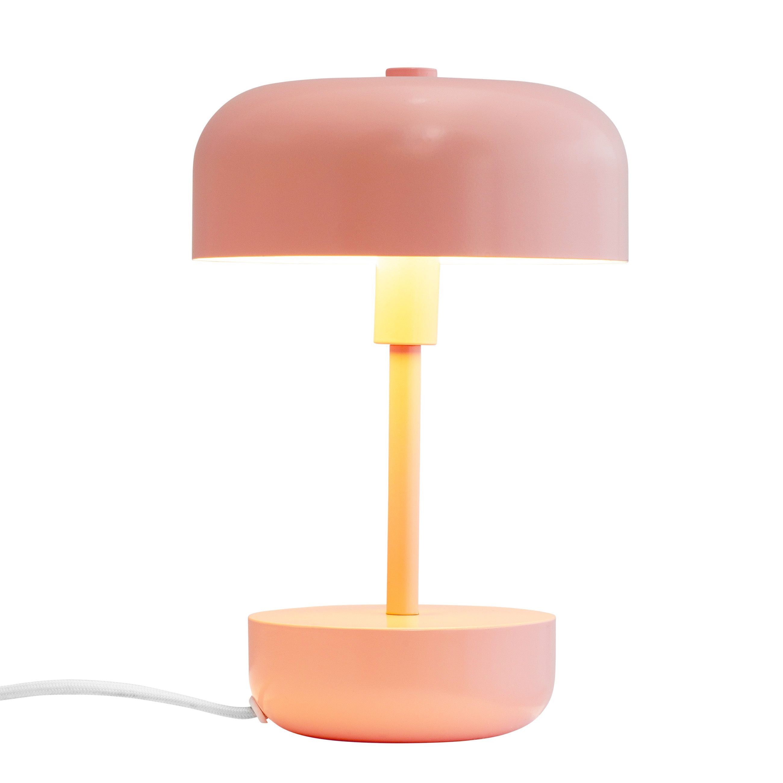 Lámpara de mesa de Dyberg Larsen Haipot, rosa