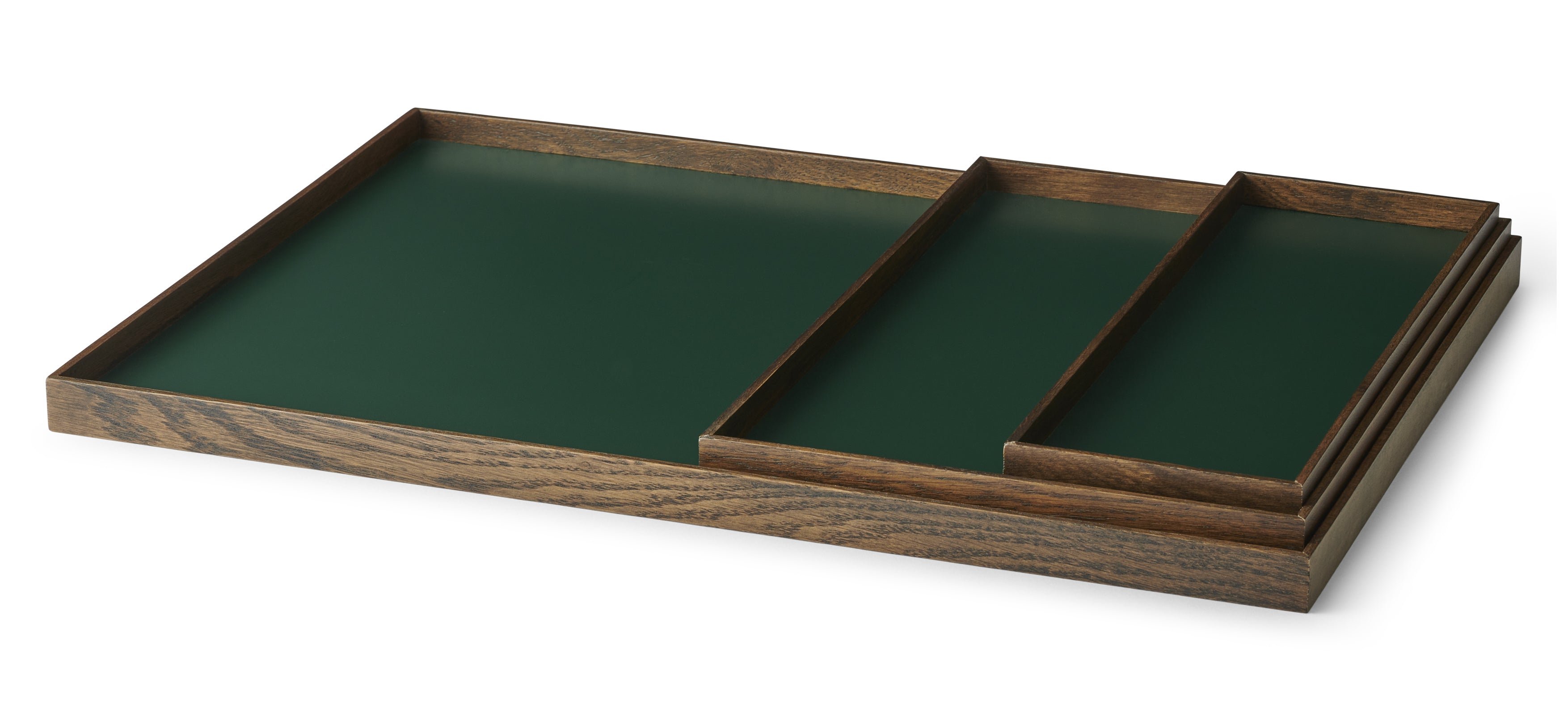Gejst frame vassoio in quercia affumicata/verde, piccolo
