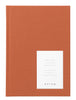 Notem Studio Even Weekly Journal Medium, Sienna -kangas