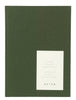 Notem Studio Edes Notebook Medium, Forest Green Cloth