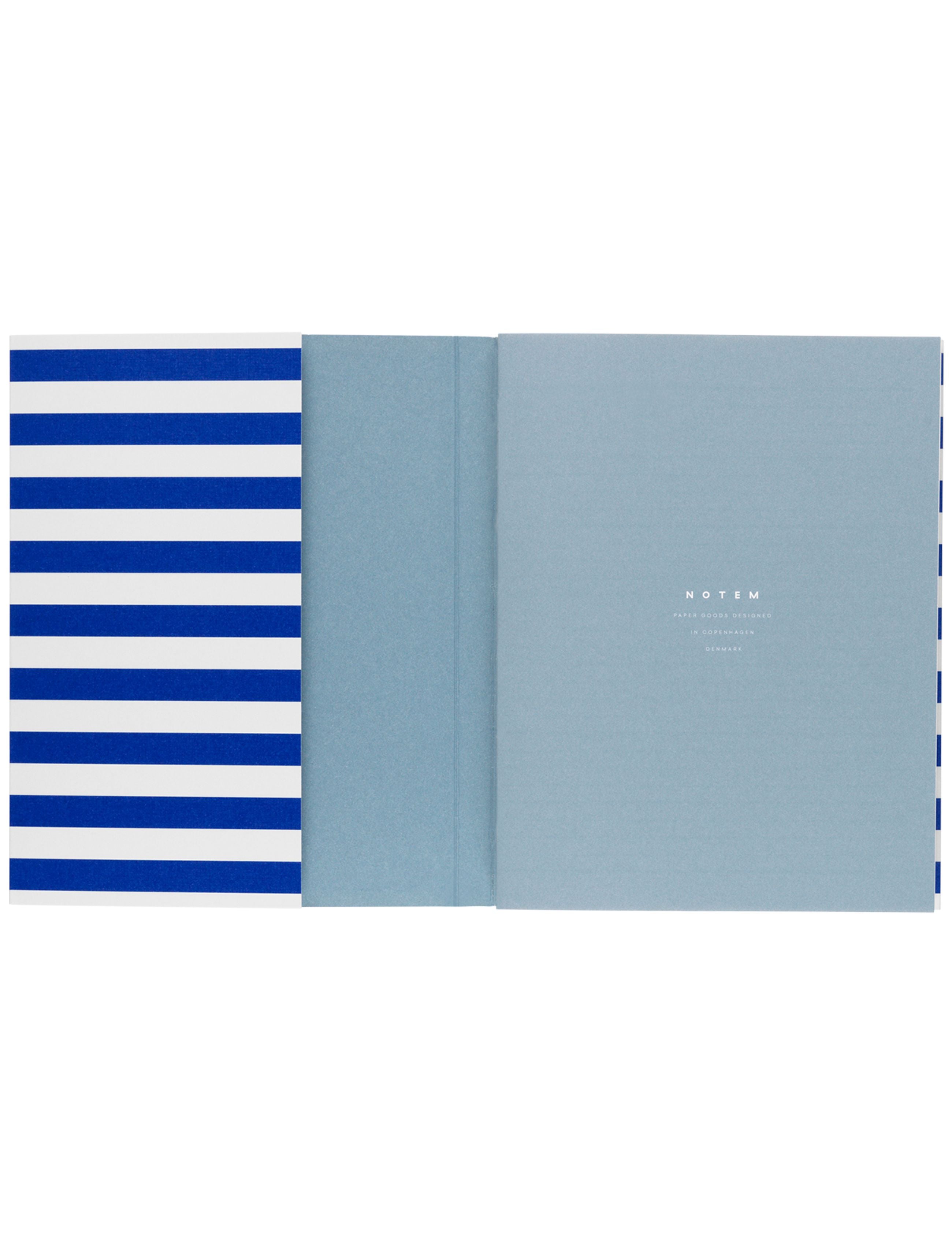 Notem Studio Uma Plan Paper Paper Weekly Planner Medium, Blind Blue