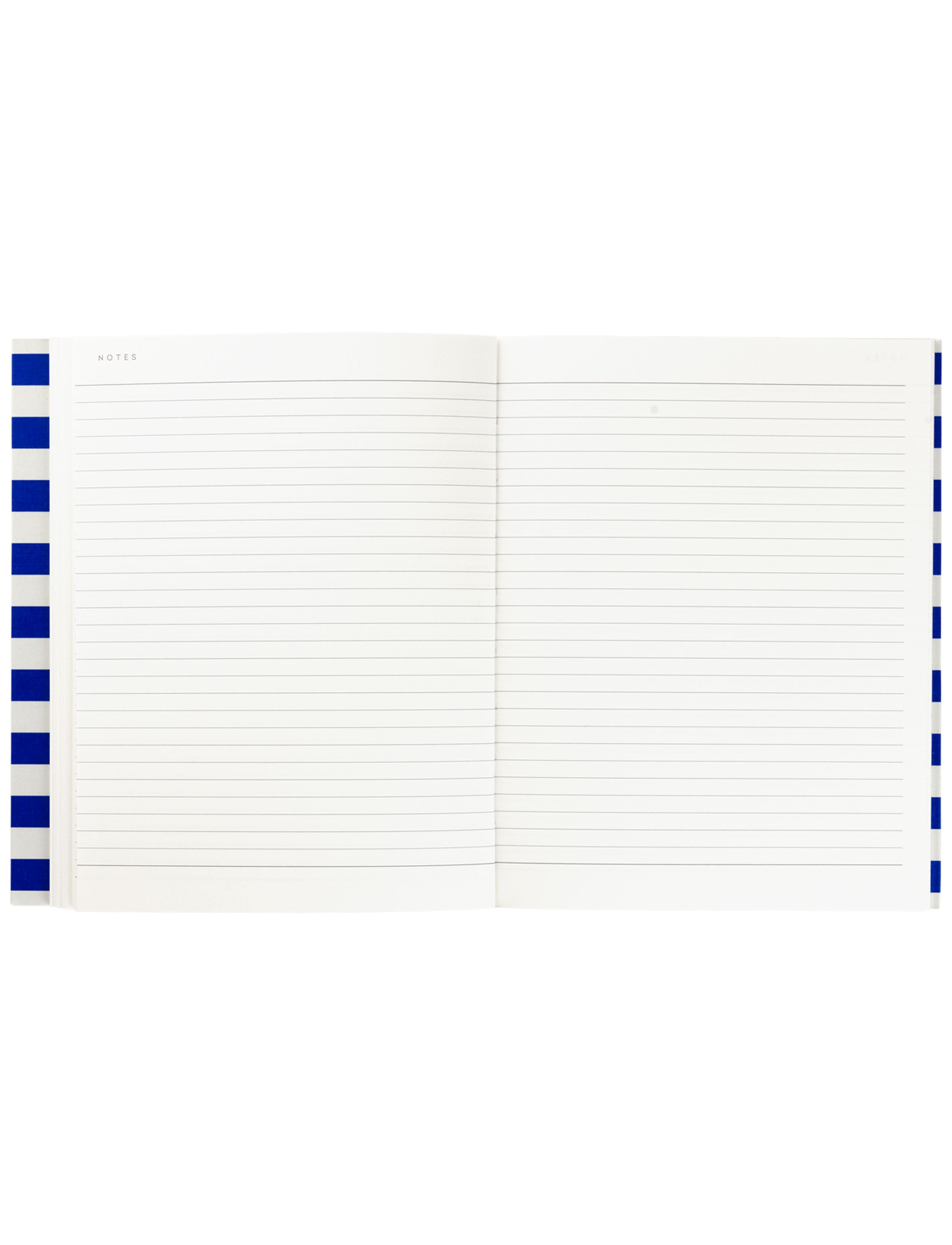 Notem Studio Uma Flat Lay Paper Weekly Planner Medium, Bright Blue