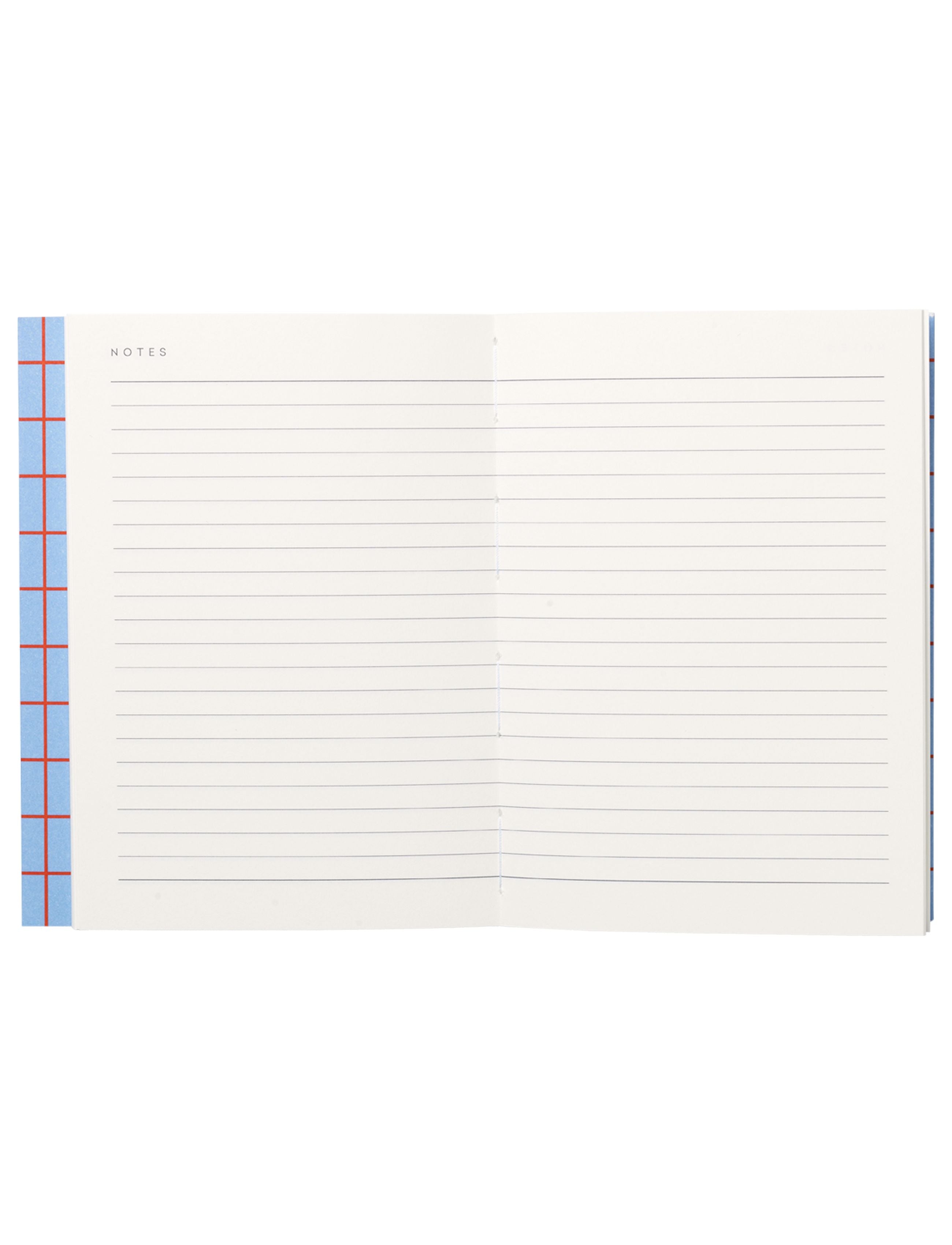 Notem Studio Uma plat Lay Paper Notebook klein, lichtblauw