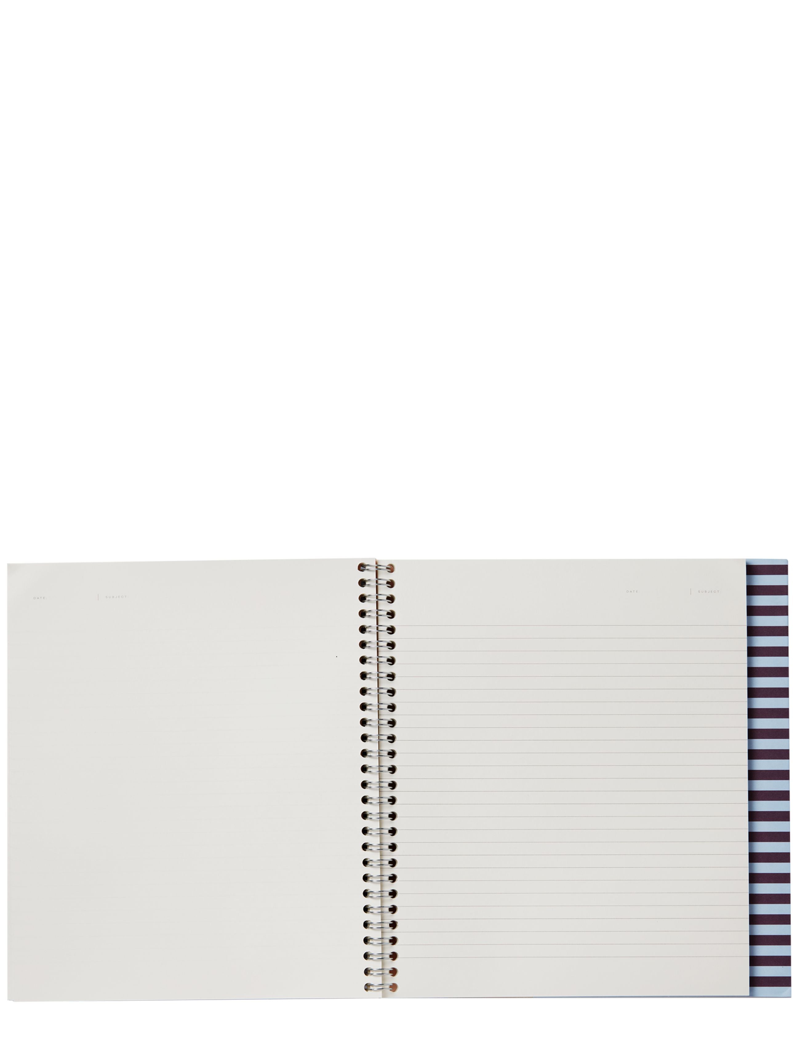 Notem Studio Nela Notebook Large, Blue en Bordeaux