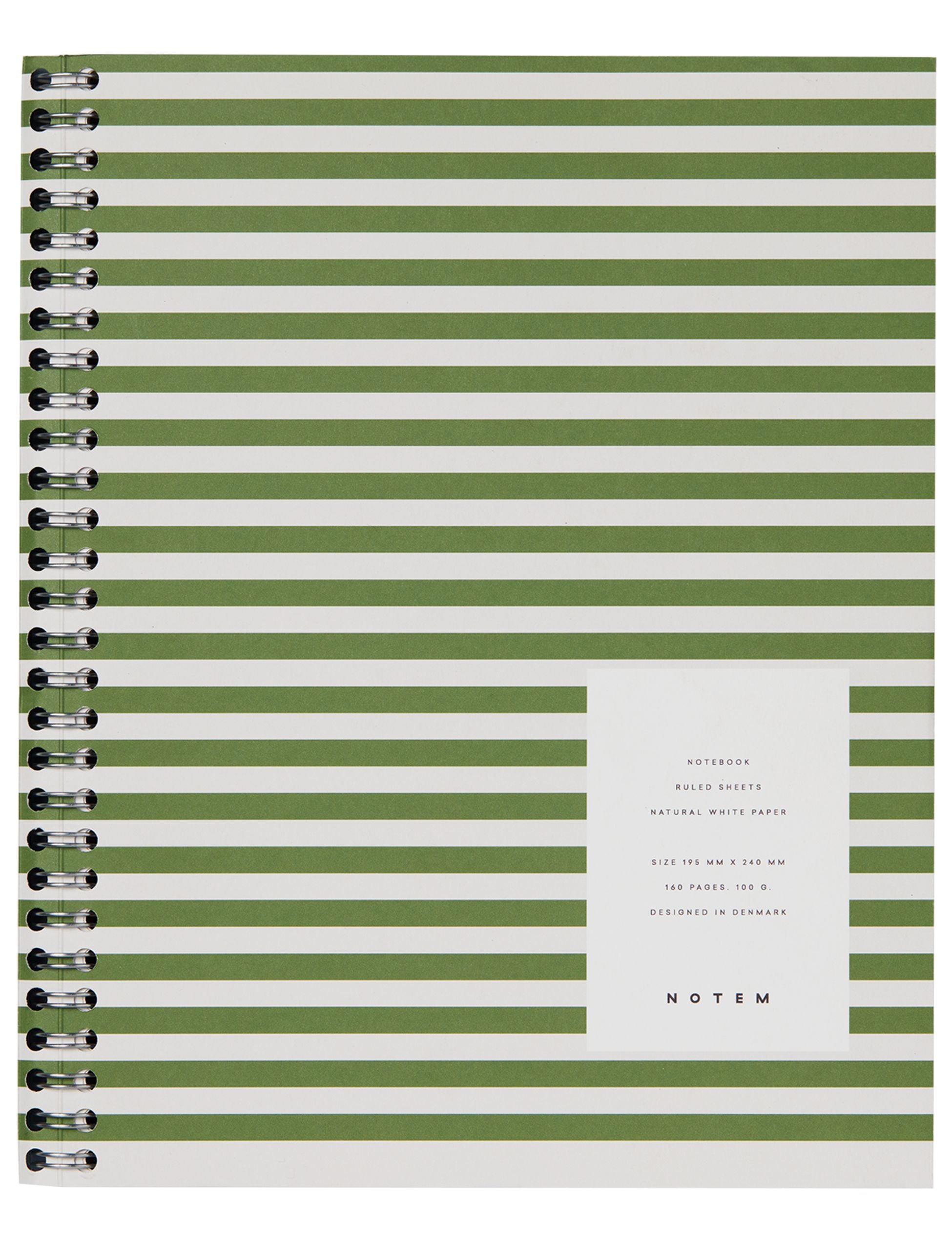 Notem Studio Nela Notebook Suuri, vihreä