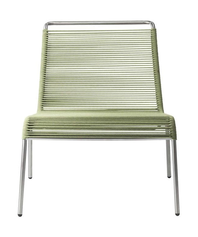 Fdb Møbler M20 L Teglgård Cord Lounge stoel, groen