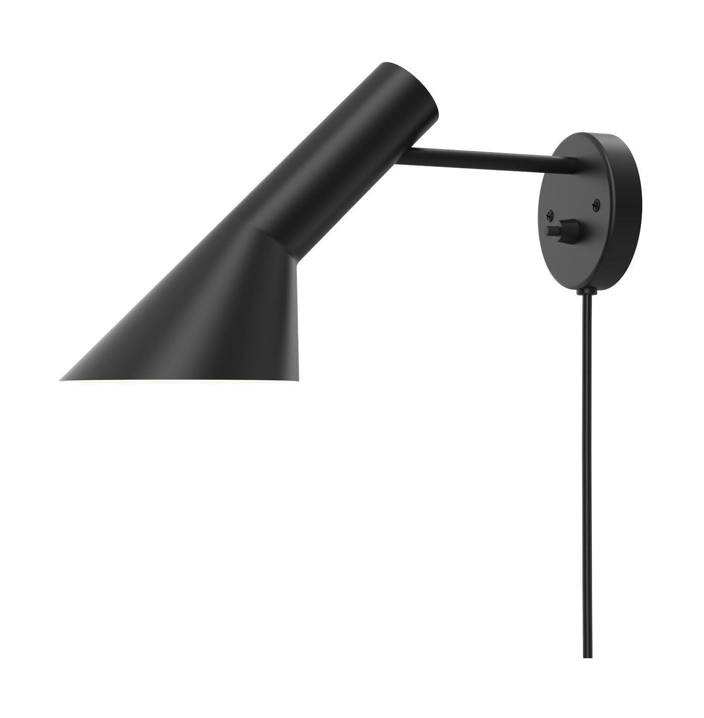 Lámpara de pared de Louis Poulsen AJ, negro