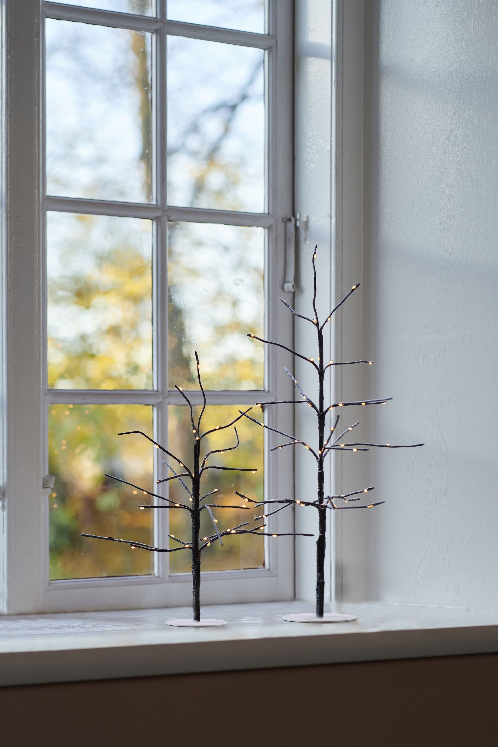 Sirius Kira Tree H35cm, ruskea/luminen valkoinen