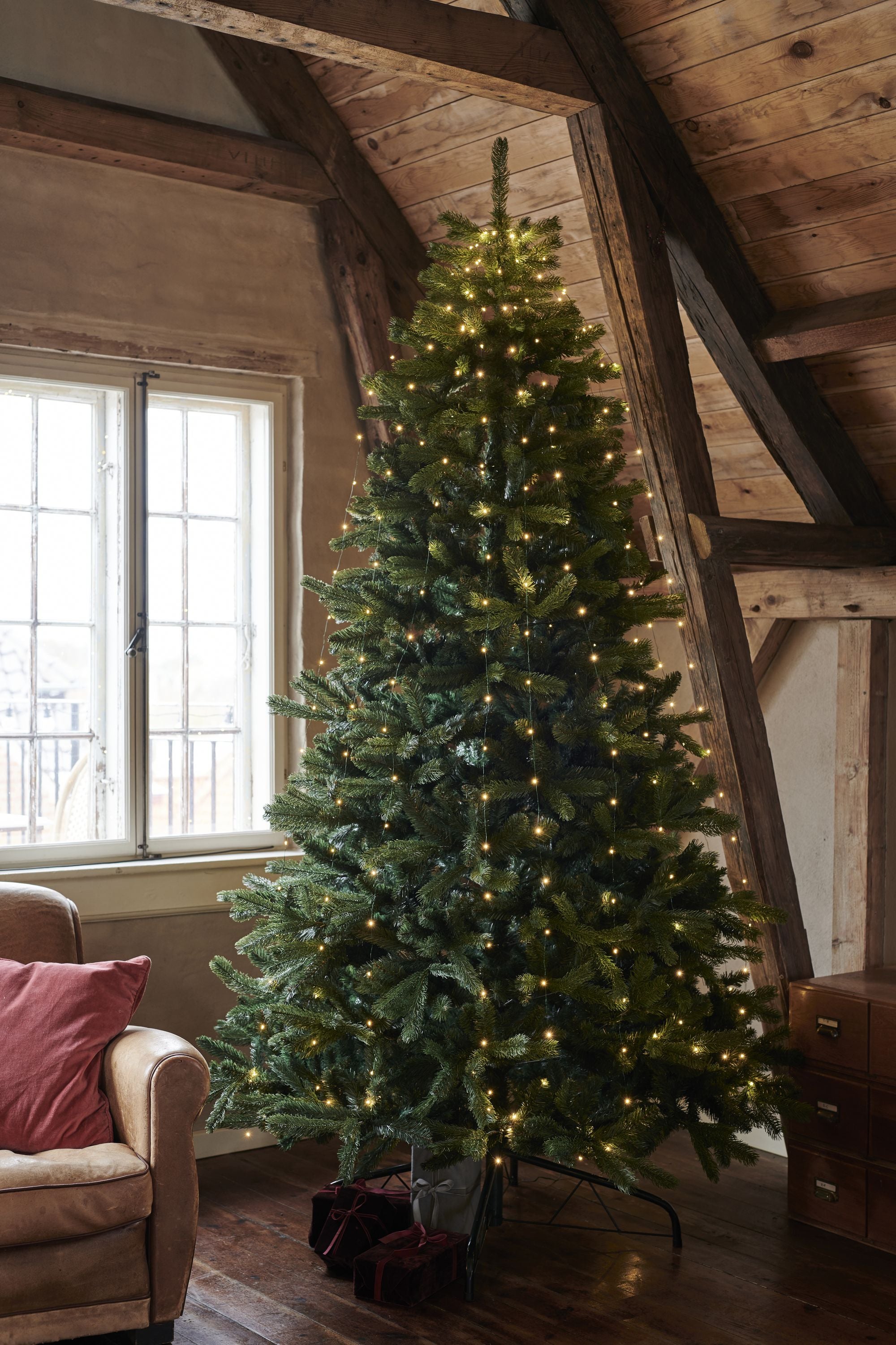 Sirius Knirke Christmas Tree Led Light Chain 273 Le Ds, groen