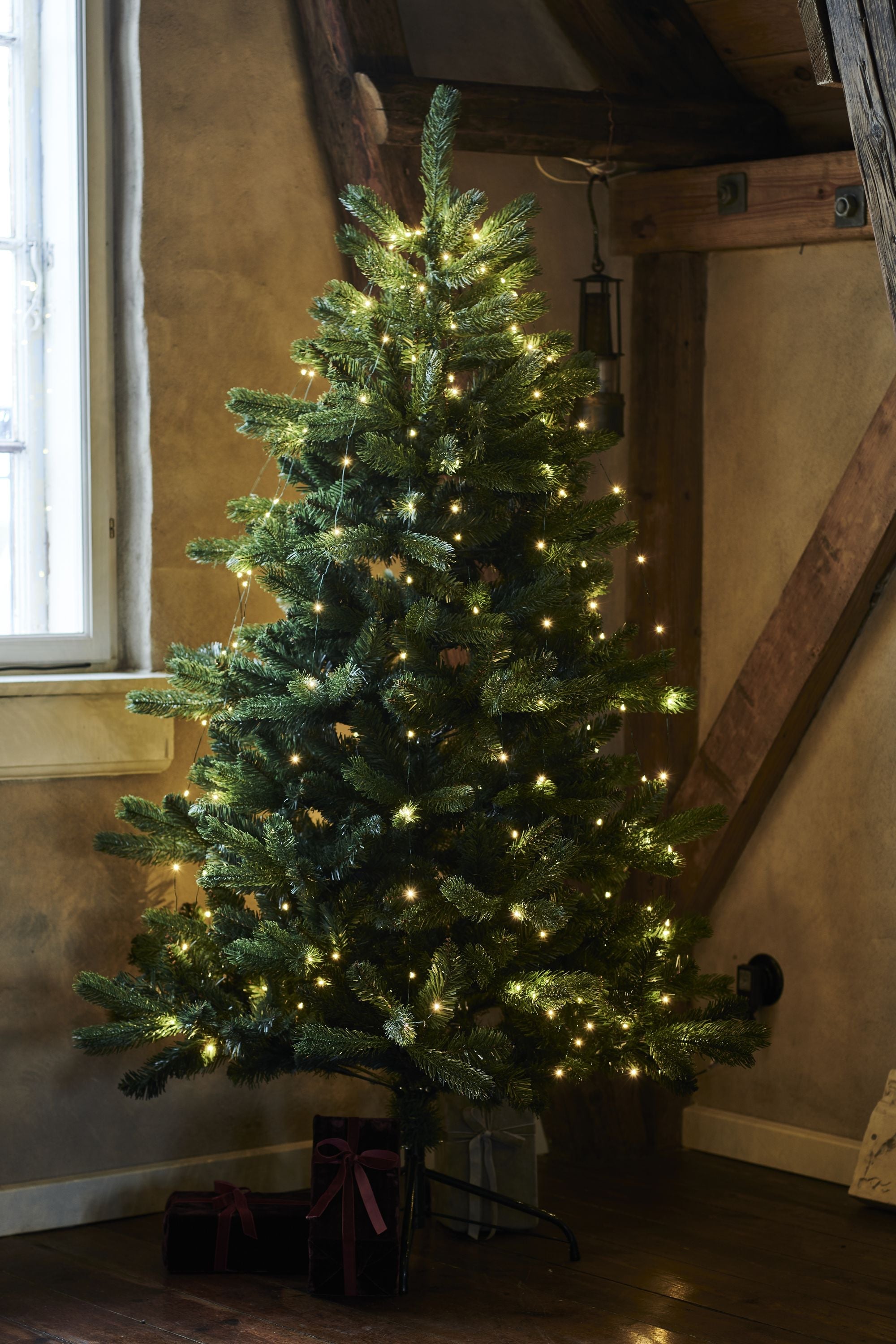 Sirius Knirke Weihnachtsbaum LED LEGE Kette 195 Le DS, grün