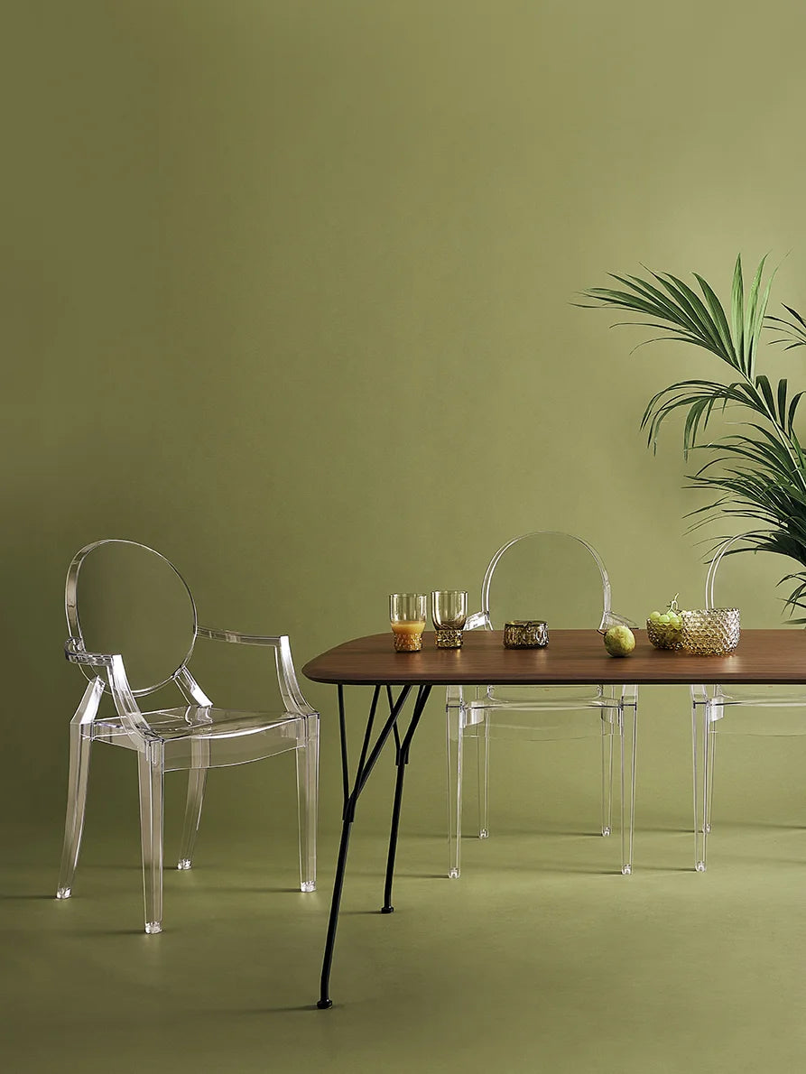 Kartell Louis Ghost椅子，白色