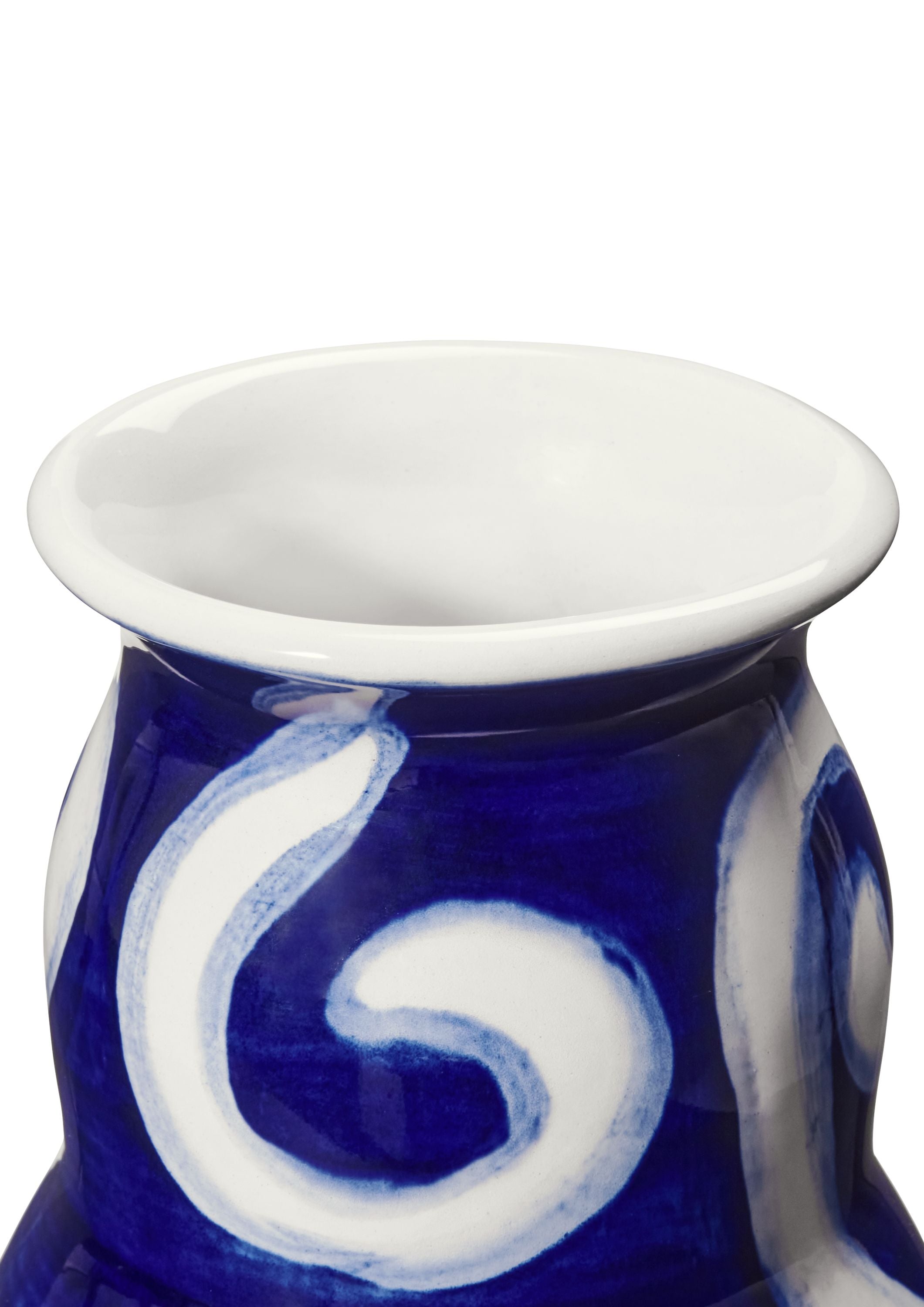Kähler Tulle Vase H13 cm blu