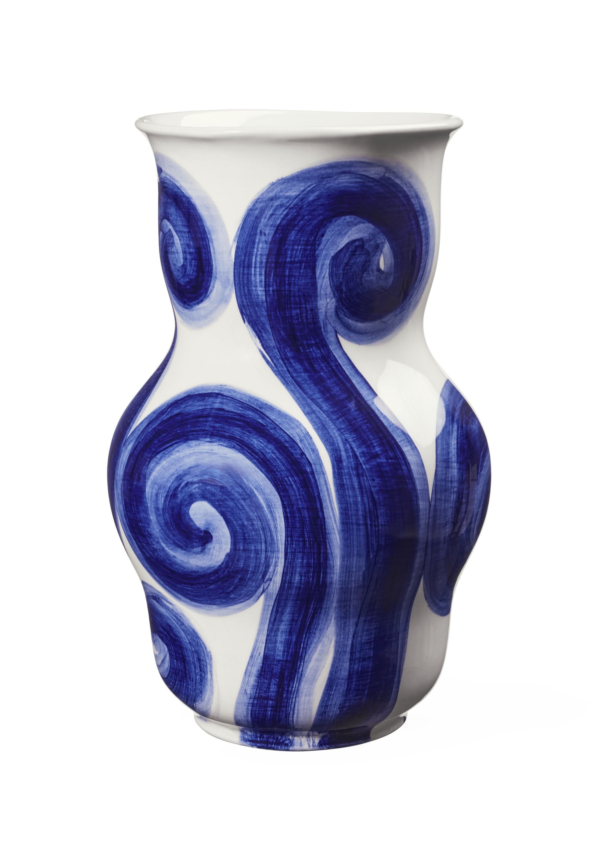 Kähler Tulle Vase H22,5 cm blu