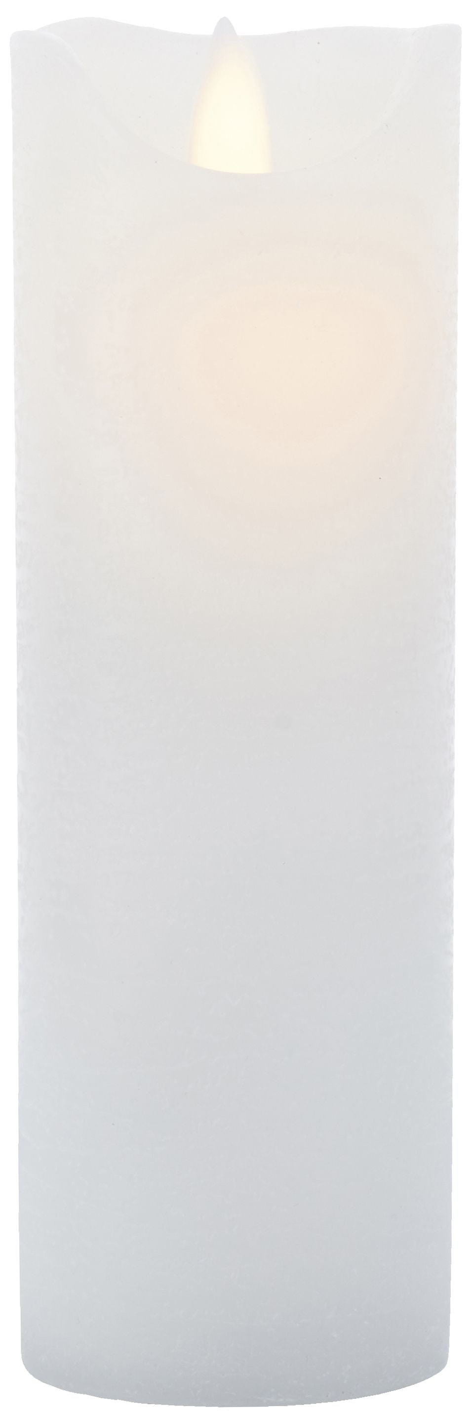 Sirius Sara oppladbar LED -stearinlyshvit, Ø7,5X H20cm