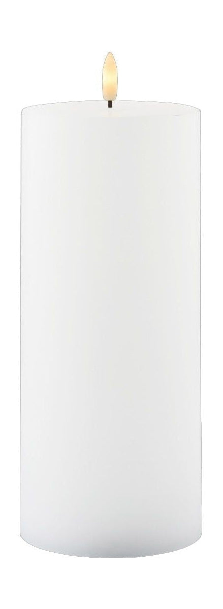 Sirius Sille ladattava LED -kynttilä valkoinen, Ø10x H25 cm