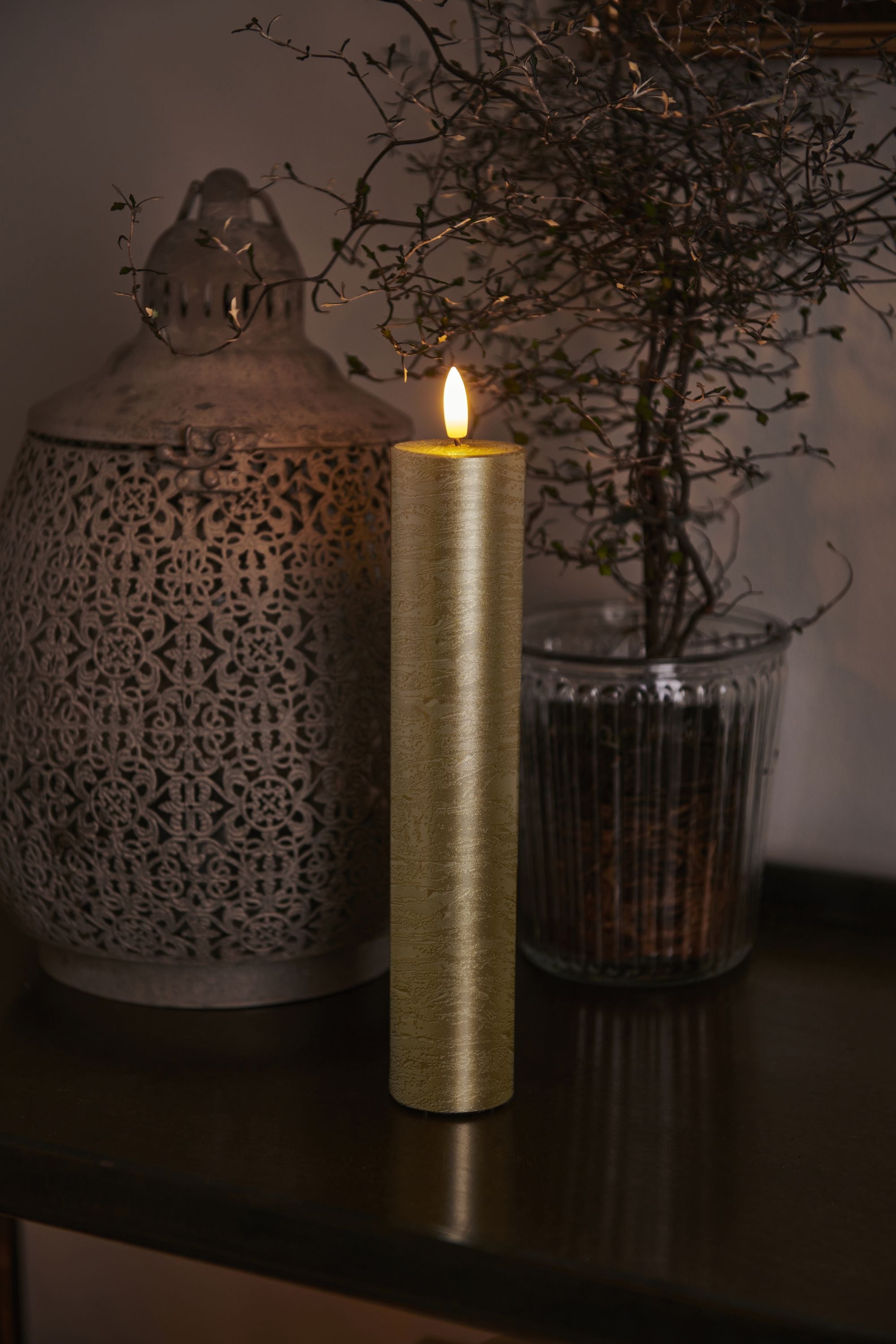 Sirius Sille LED CANDLE Ø5X H25CM, oro