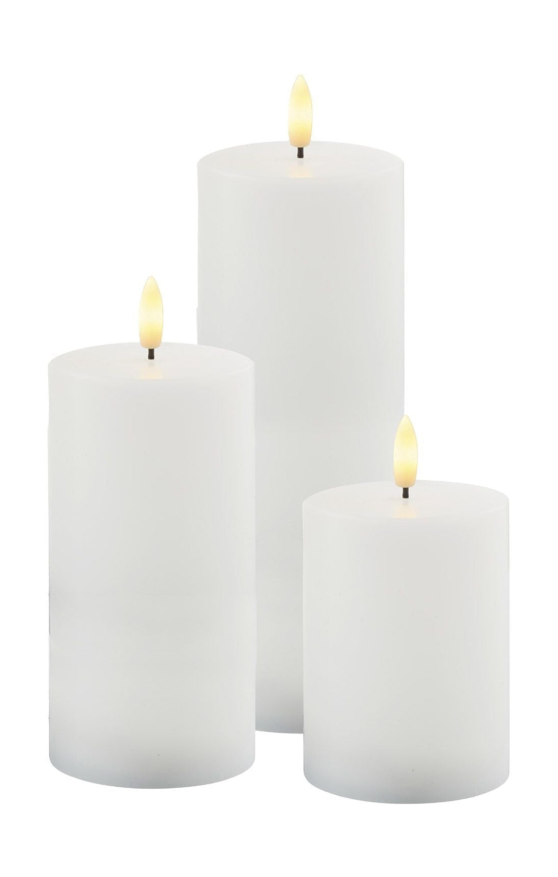 Sirius Sille Outdoor Led Candle 3 Pcs., White