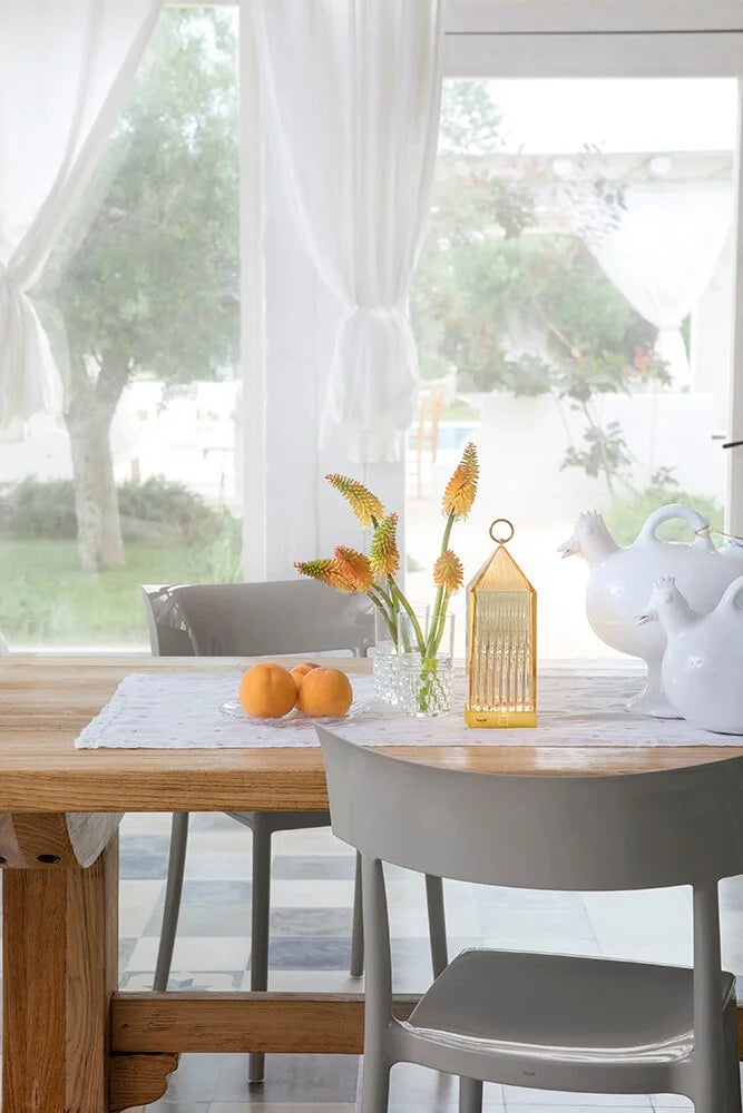 Lampe de table Kartell Lantern, ambre