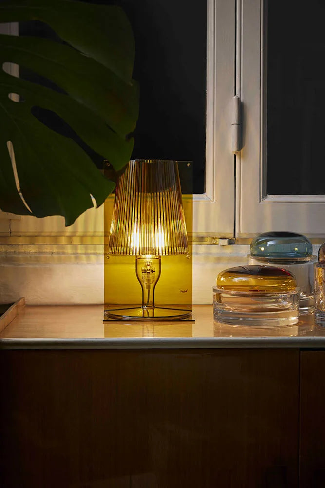 Kartell Take Table Lampe, Crystal