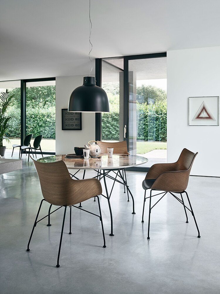 Kartell Bellissima Mat Suspension Lamp, zwart