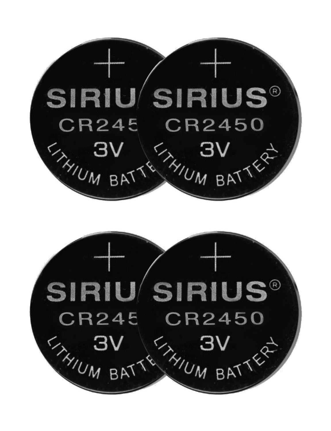 Sirius Deco Power CR2450, 4 stks set