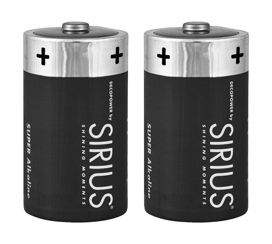 Sirius Deco Power C -batterier 2 stk sett