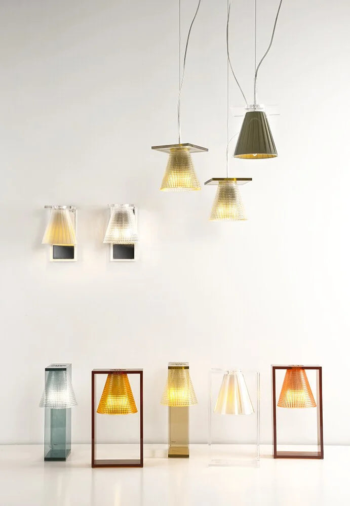 Kartell Light Air Tissue Suspension Lamp, Crystal