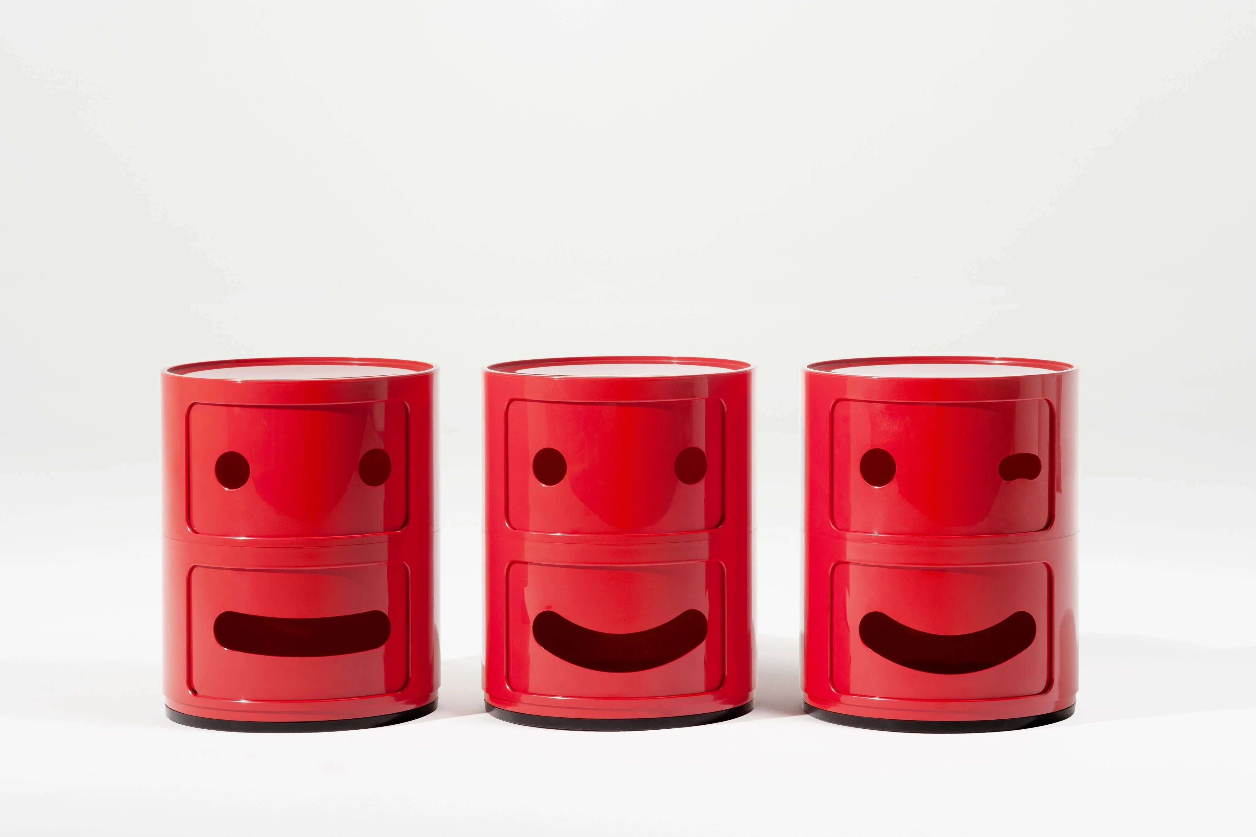 Kartell Componibili Smile Container 2 Level, Wink