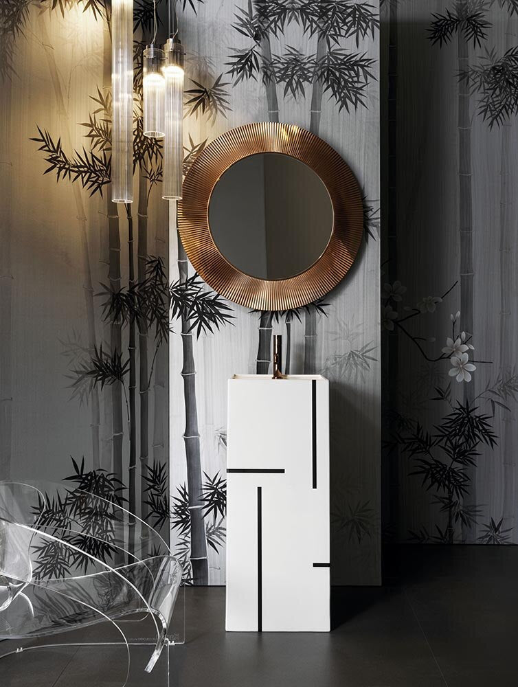 Kartell All Saints Mirror con illuminazione, cristallo